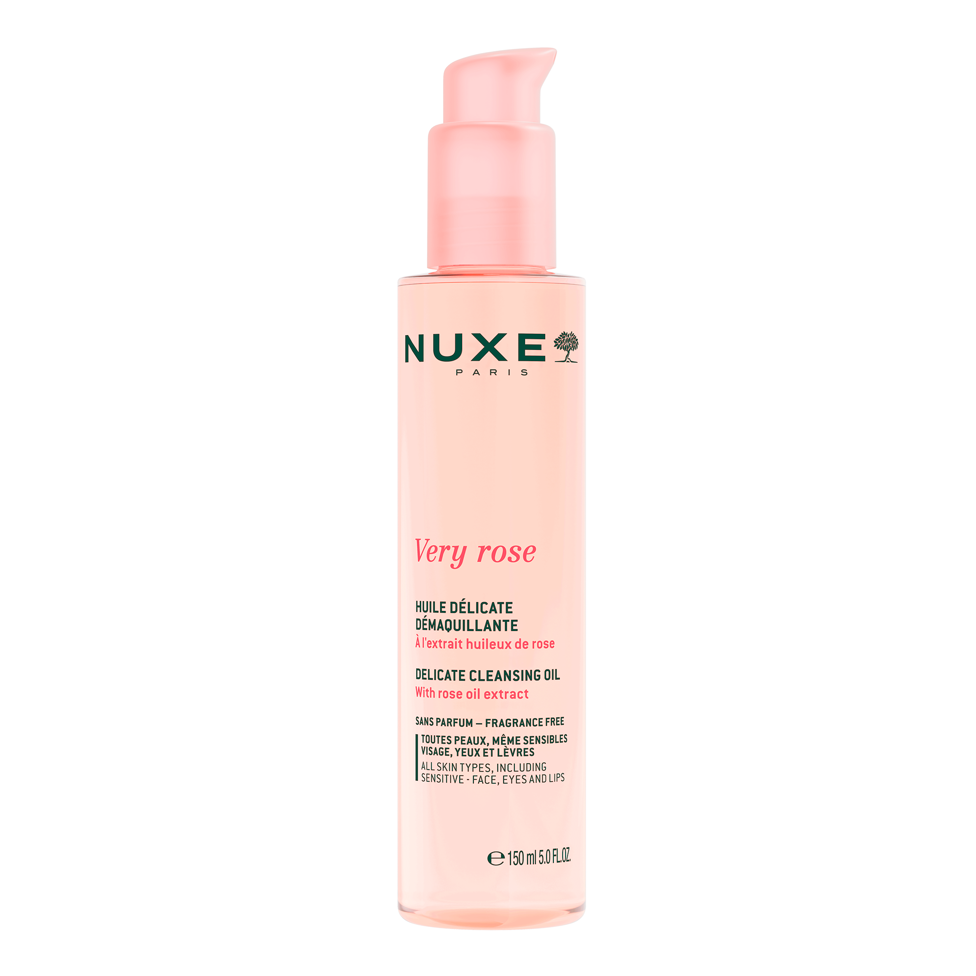 Nuxe Face Very Rose Huile Delicate Demaquillante Olie  150 ml