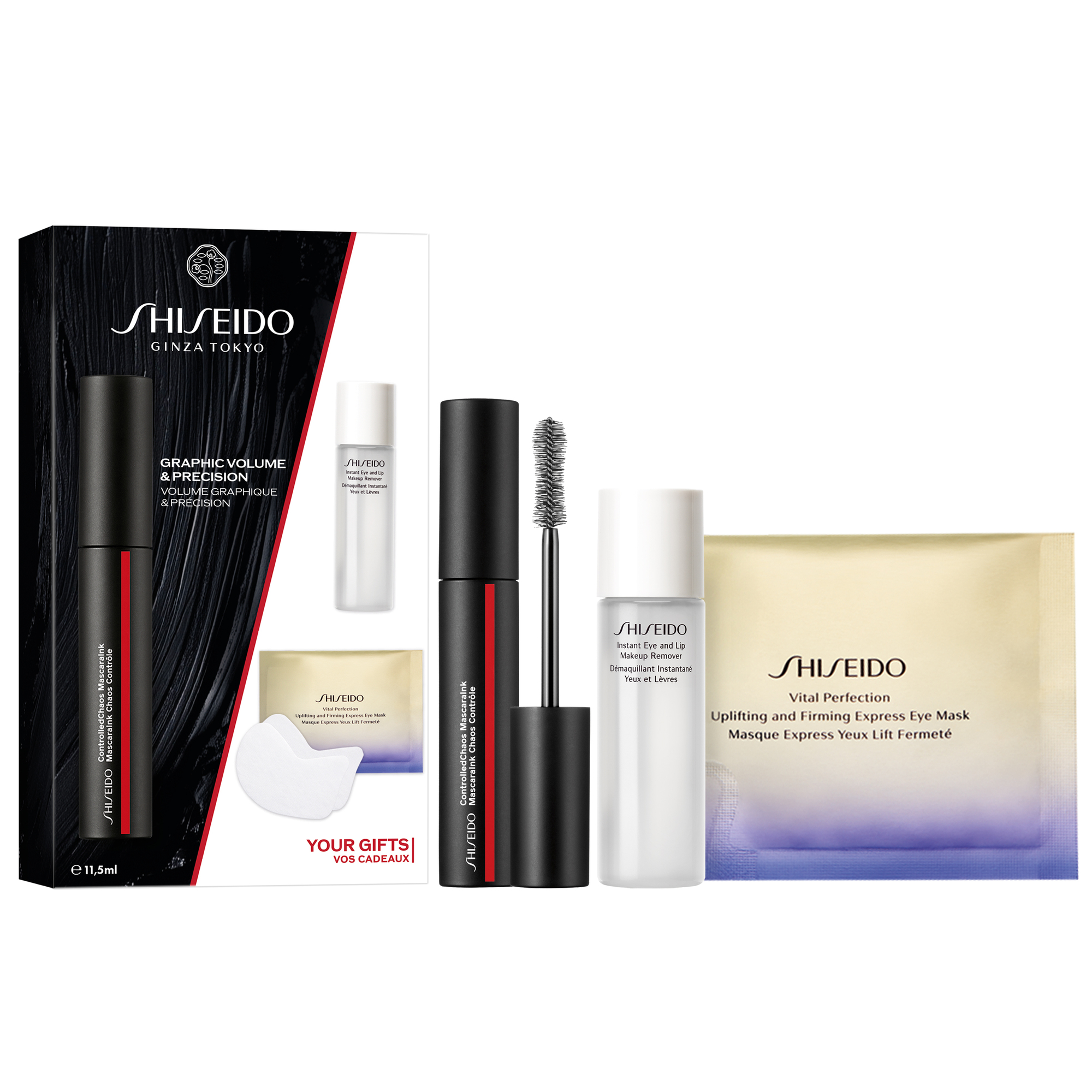 Shiseido Make-Up Ogen Controlled Chaos Mascara Set  1 Pak
