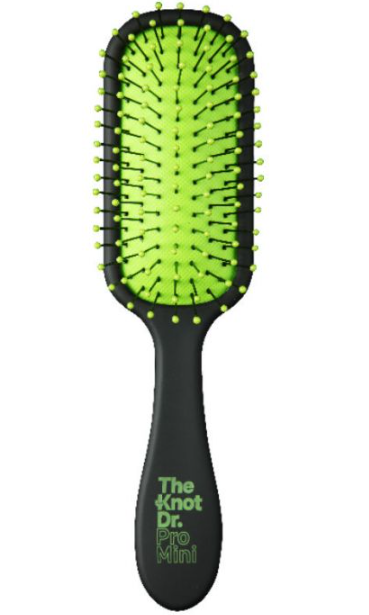 The Knot Dr. Pro Mini Black Smaller Brush Pomelo Pad Borstel  1 St
