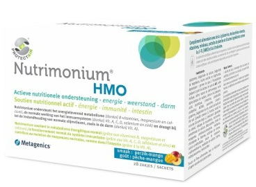 Metagenics Nutrimonium HMO Perzik-Mango 28 Zakjes 28 St