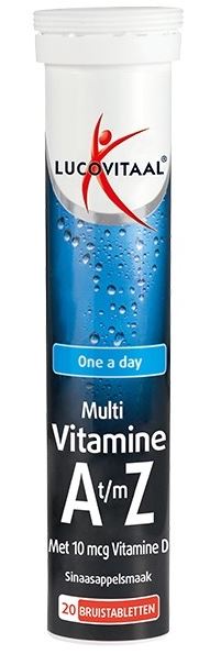 Lucovitaal Voedingssupplementen Multi Vitamine A t/m Z Bruistablette Tabletten  20 St