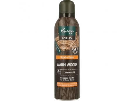 Kneipp Man Warm Woods Douche Foam Mousse Cedernoot-Eik 200 ml