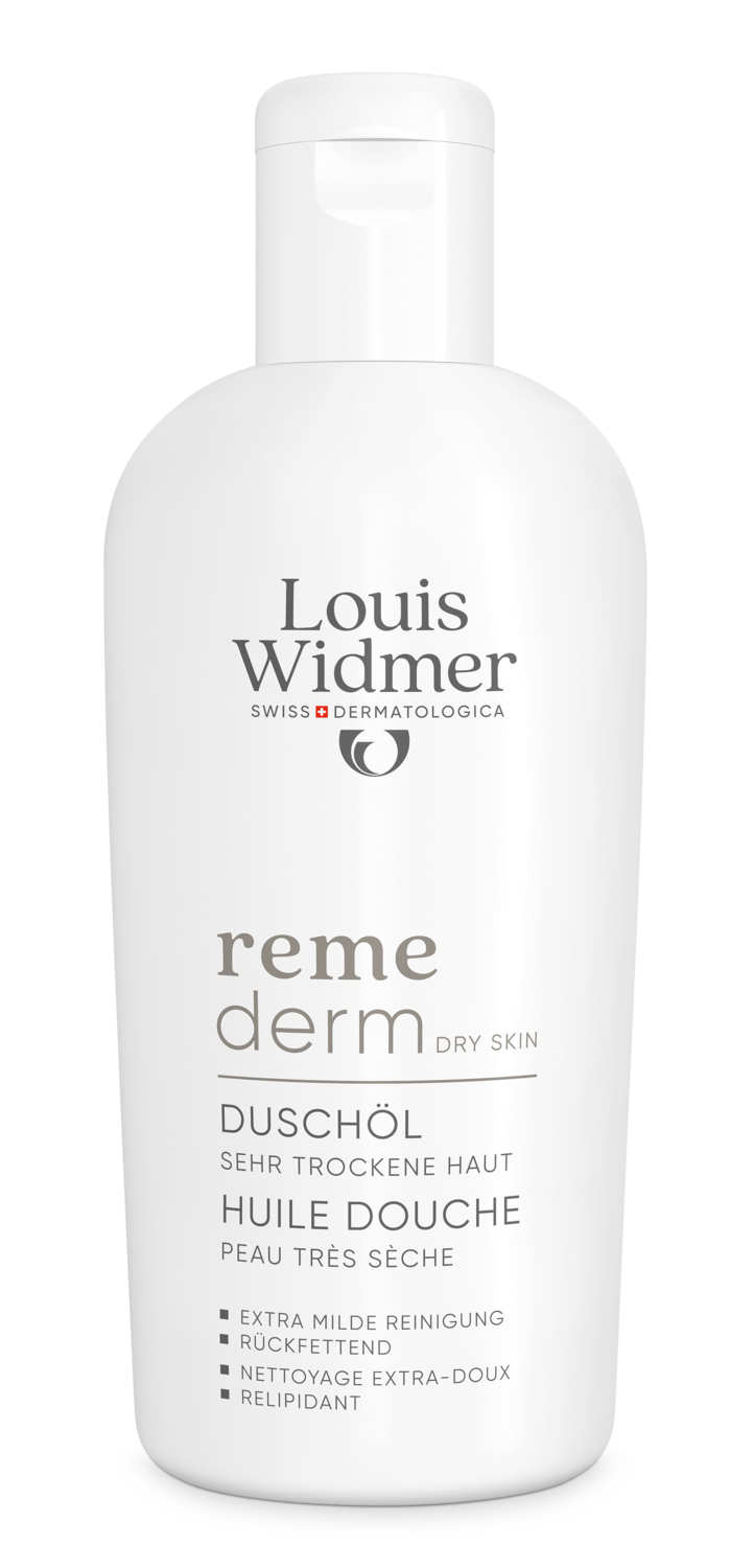 Louis Widmer Remederm Doucheolie Licht Geparfumeerd Olie  200 ml