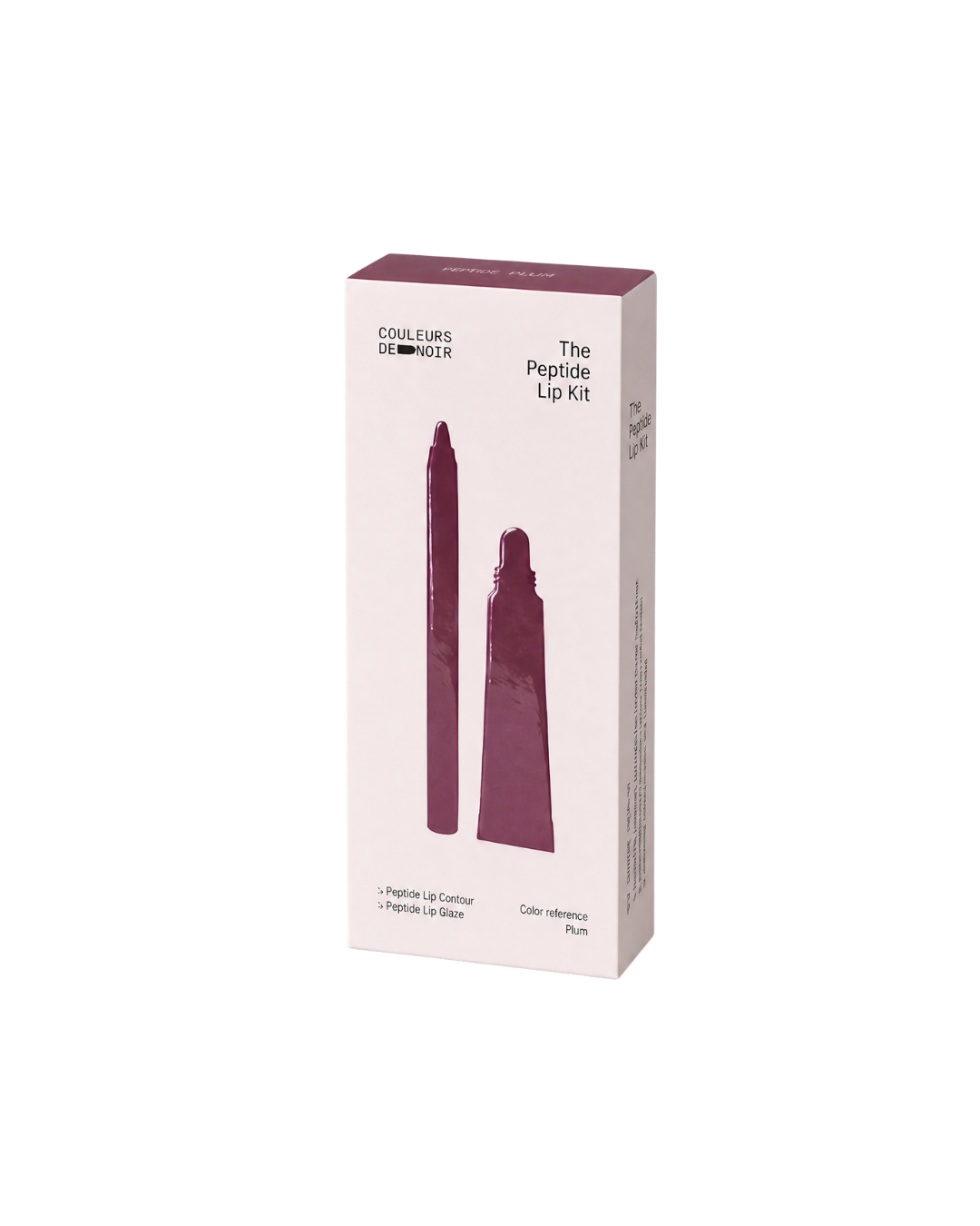 Les Couleurs de Noir Peptide Lip Kit Velvet Plum 1 Pak