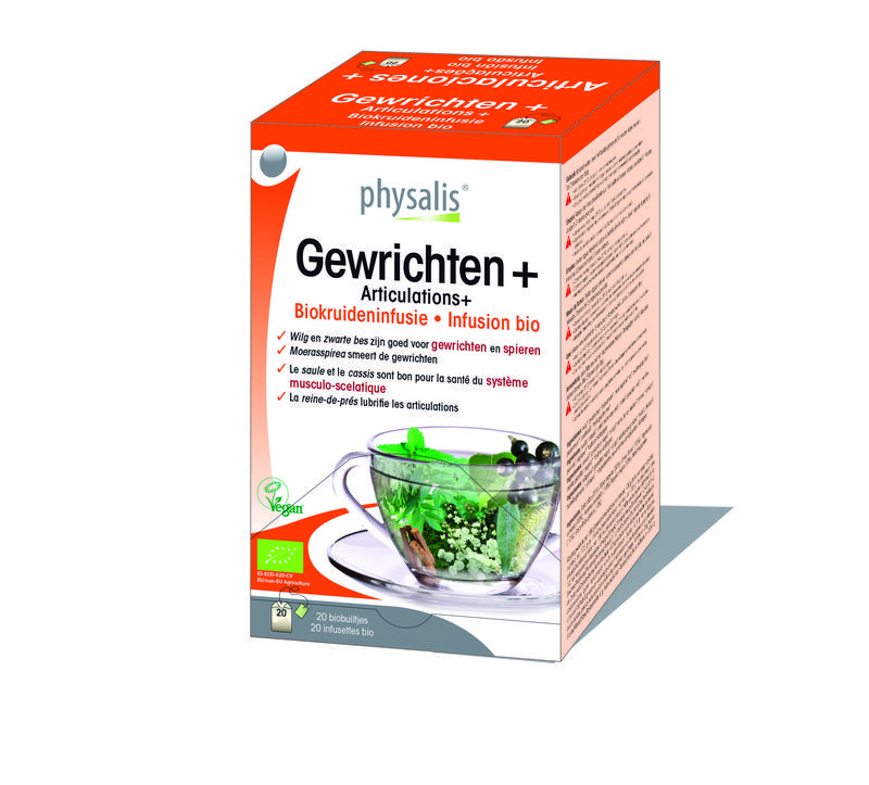 Physalis Biokruideninfusie Gewrichten+ Thee  20 St