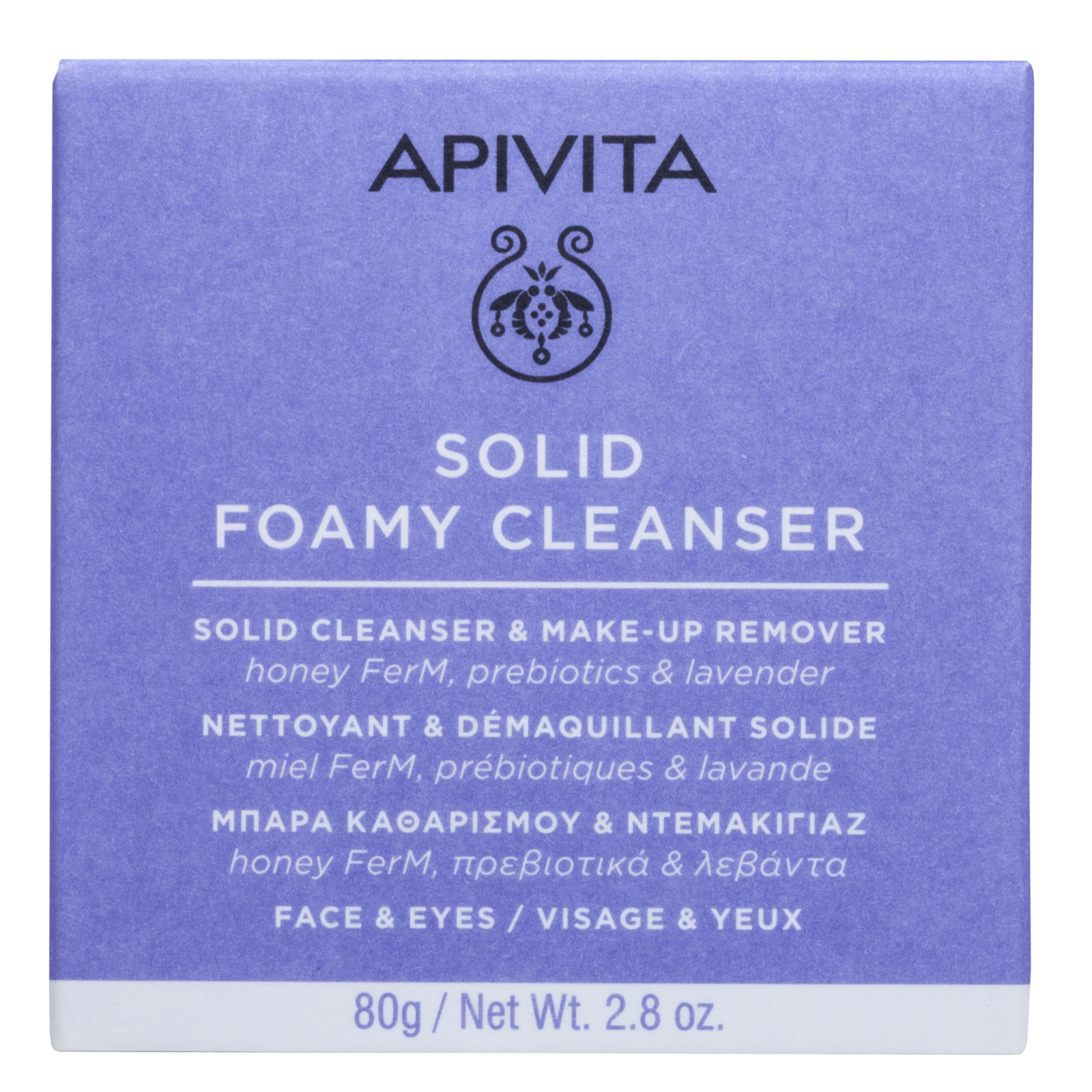 Apivita Solid Foamy Cleanser 80g