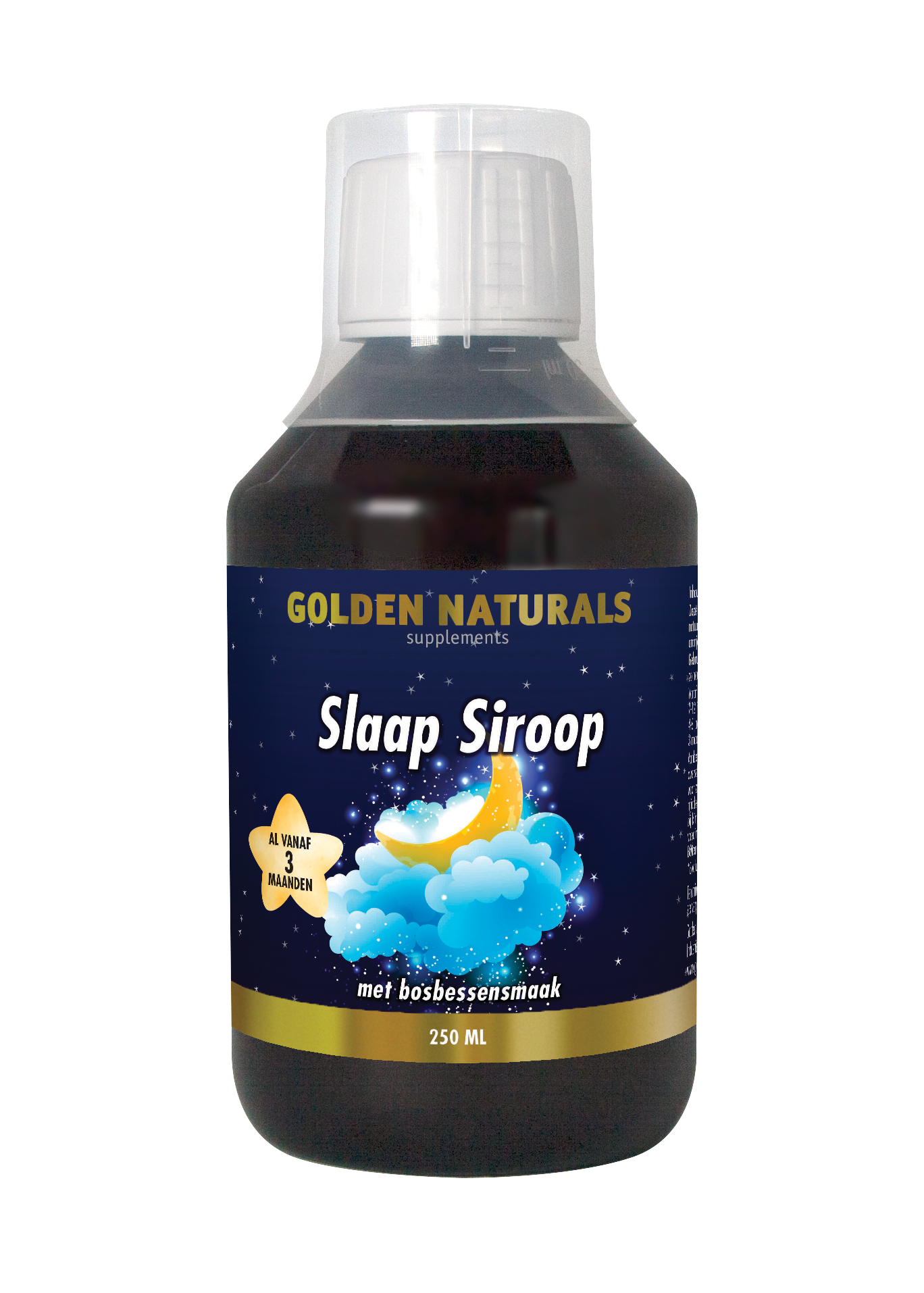 Golden Naturals Liquids Slaapsiroop Junior Siroop Bosbessen 250 ml
