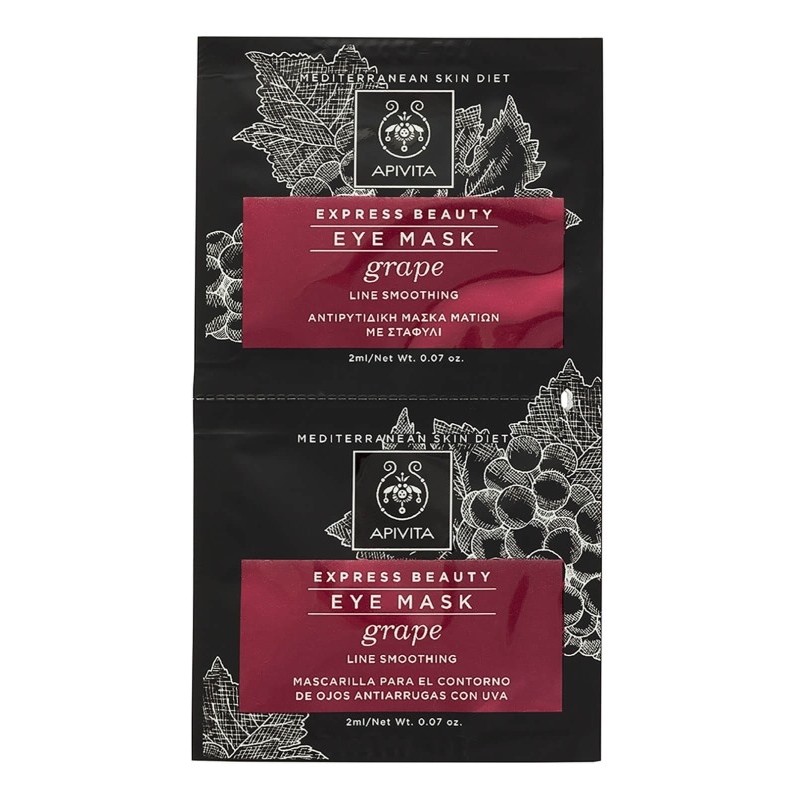 Apivita Express Beauty Express Eye Grape Masker 2x2 ml 4 ml