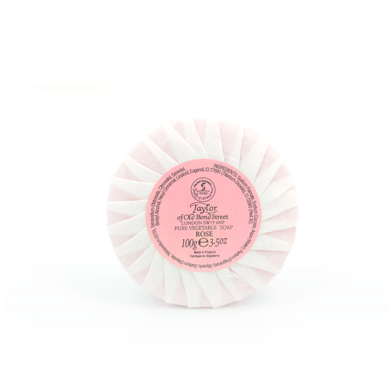 Taylor of Old Bond Street Handsoap Pure Vegetable Soap Rose 100 gr