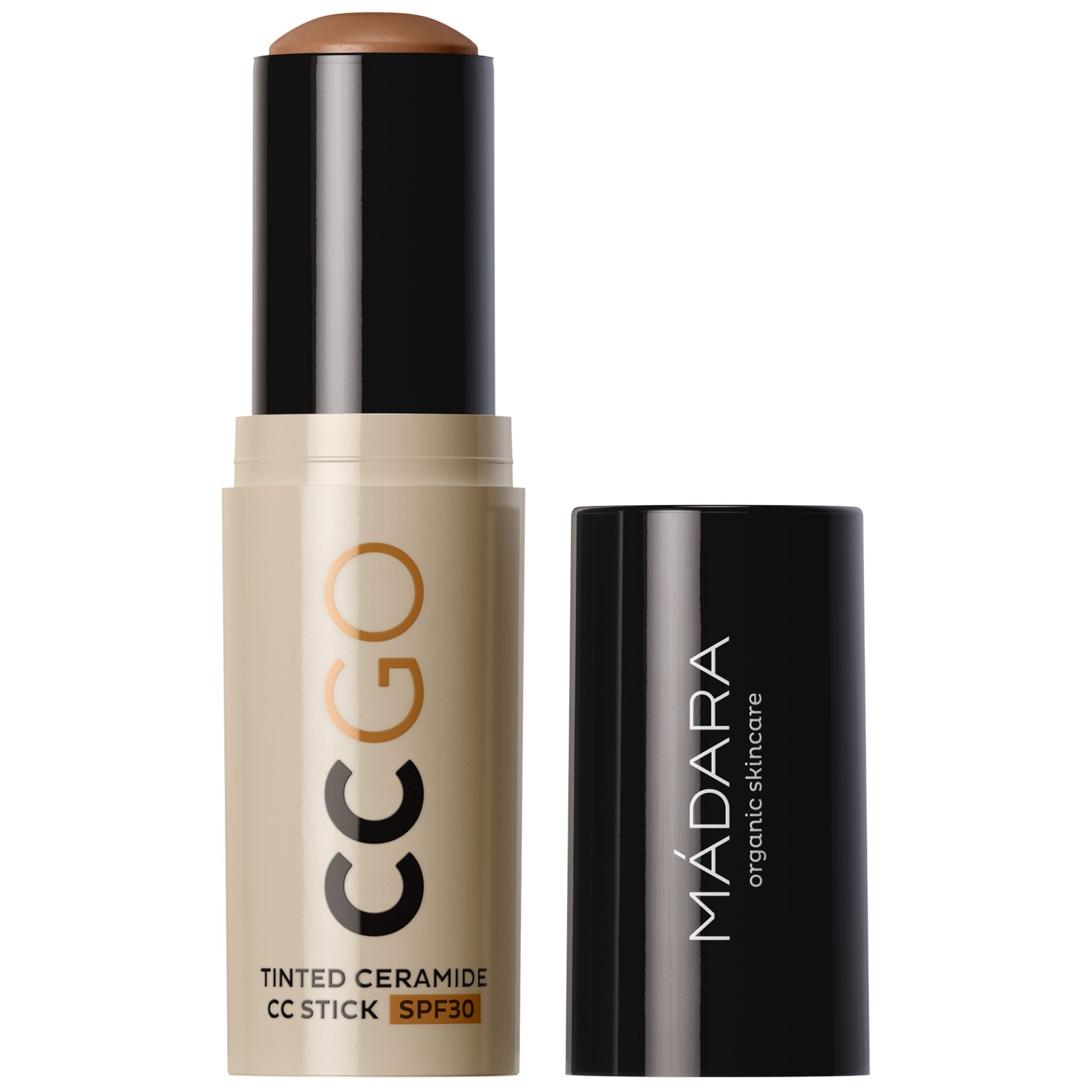 MÁDARA CC GO Tinted Ceramide CC Stick SPF30 13 gr, #80 Fudge