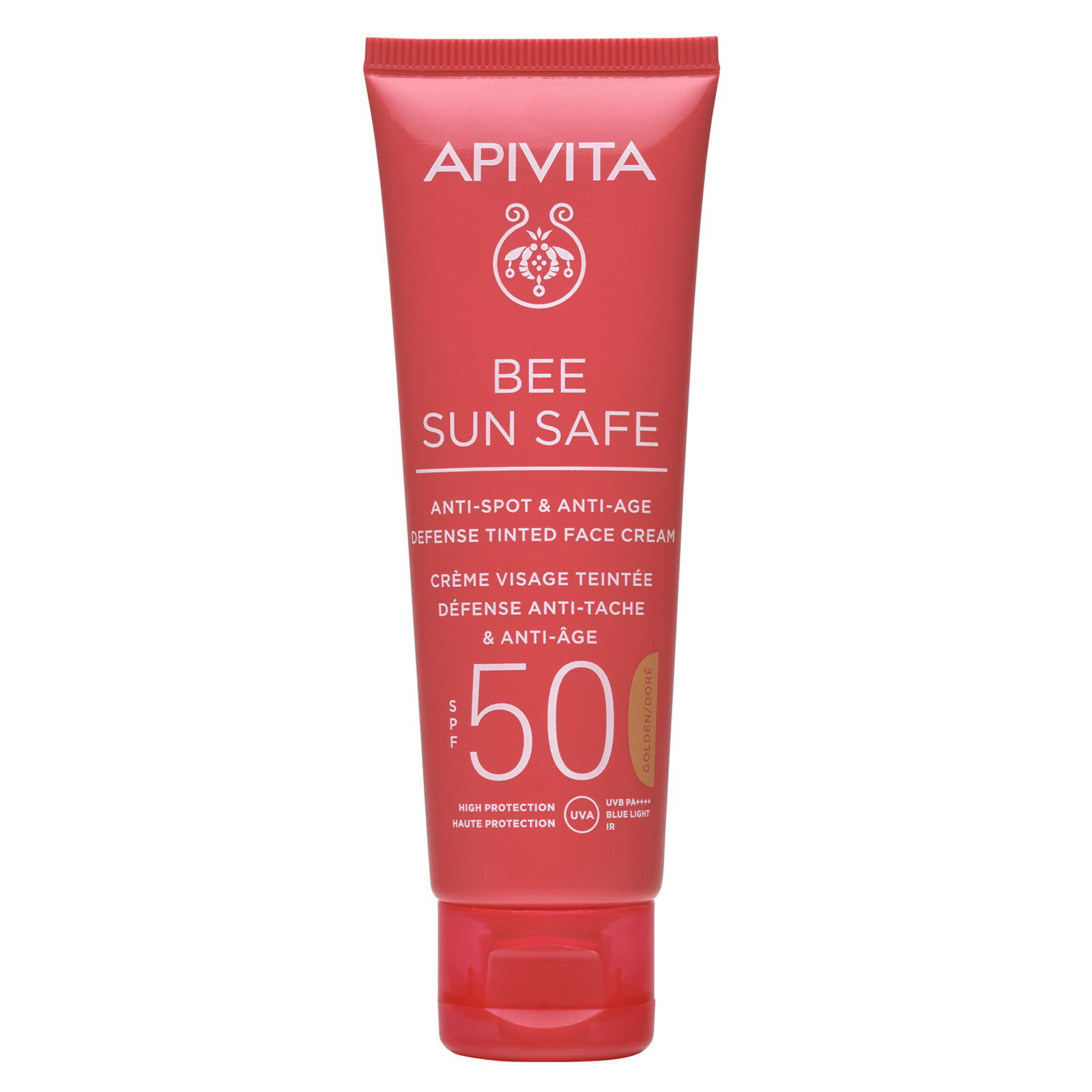 Apivita Bee Sun Safe Defense Tinted Face Cream SPF50 50ml