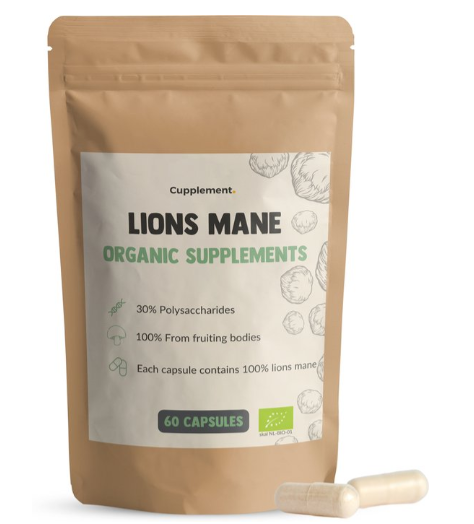 Cupplement Mushrooms Lions Mane Supplements Capsules  60 Cap