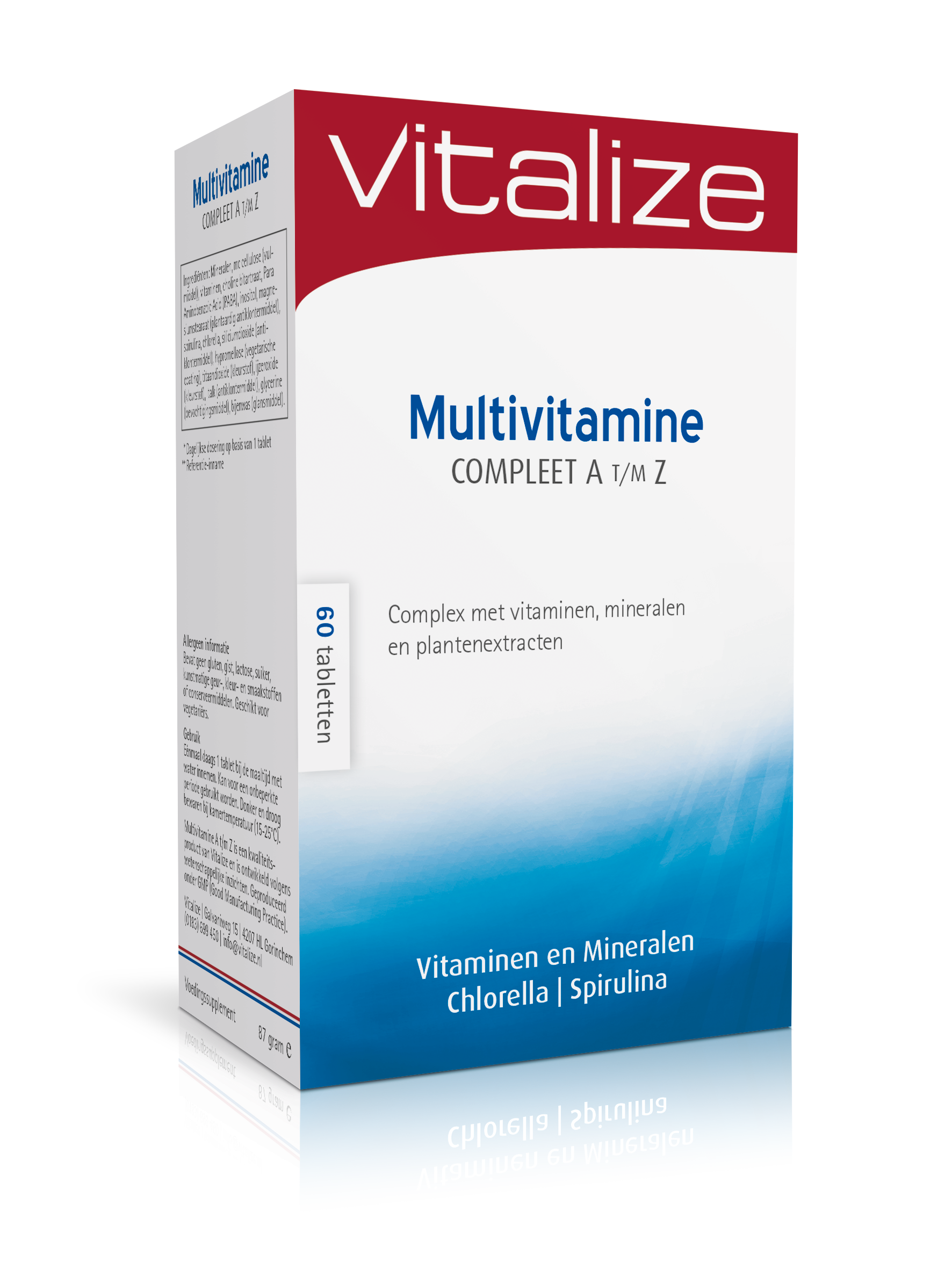 Vitalize Multivitamine Compleet At/m Z 60Tabletten