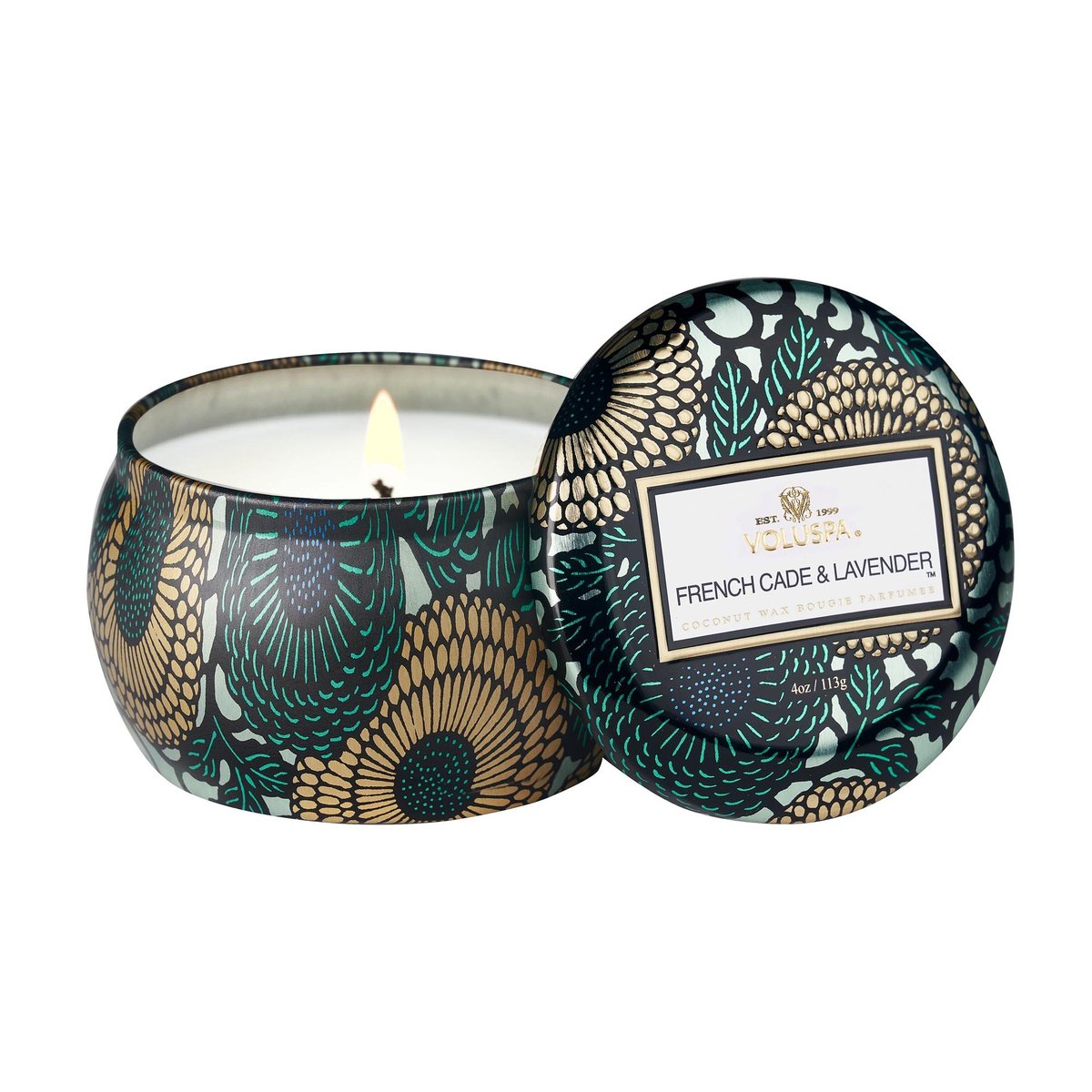 Voluspa Japonica Collection French Cade Lavender Mini Tin Candle 113gr