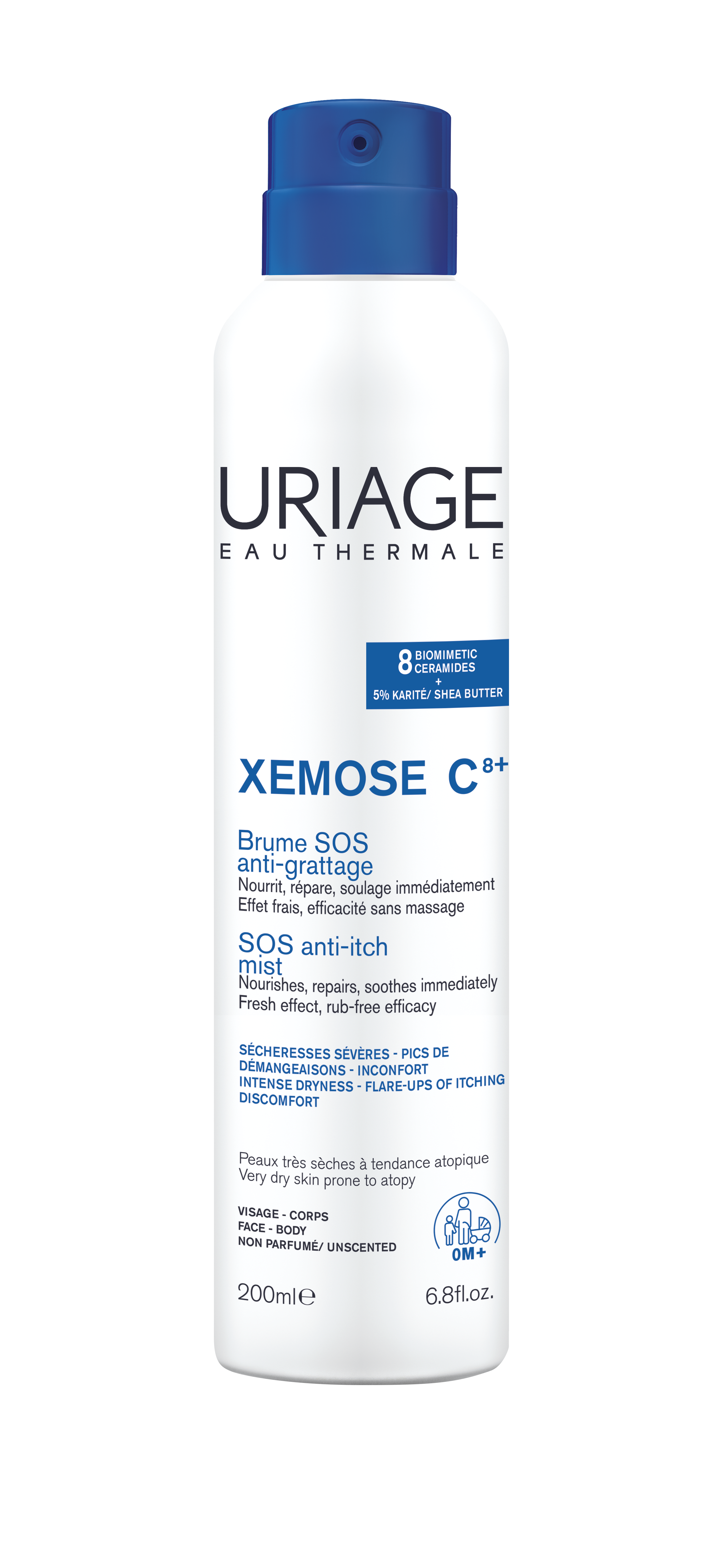 Uriage Xémose C8+ Brume SOS Anti-Grattage Spray  200 ml