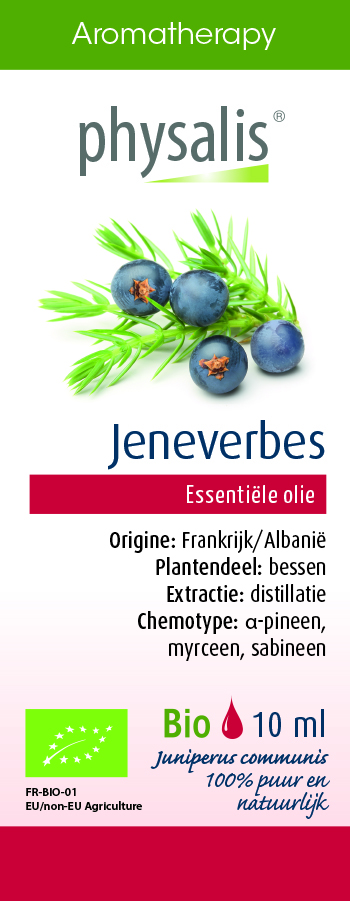 Physalis Aromatherapy Essentiële Oliën Jeneverbes Olie  10 ml
