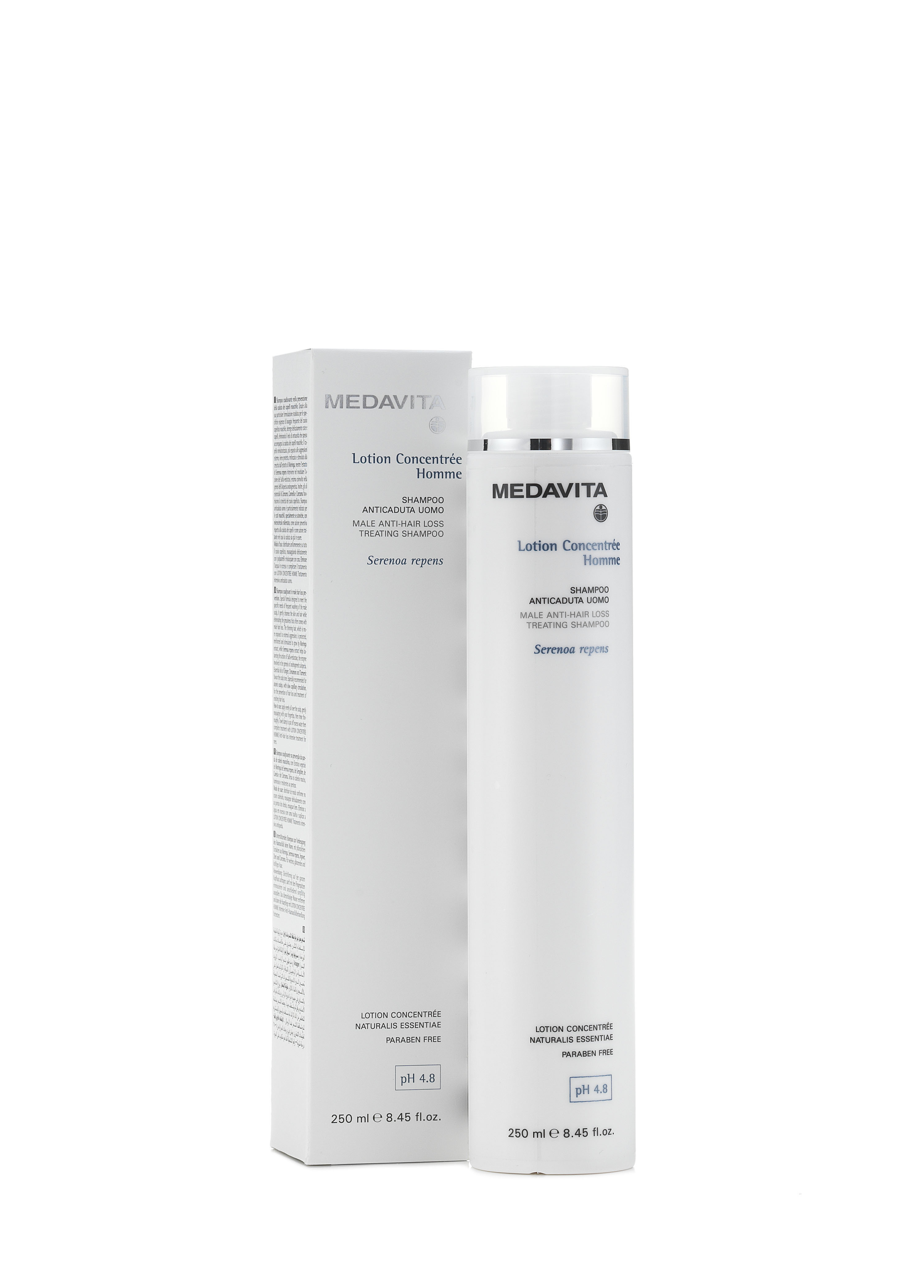 Medavita Lotion Concentrée Homme Shampoing traitant homme anti-chute