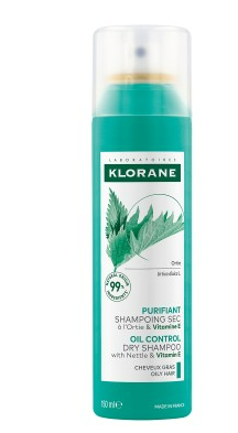 Klorane Haar Ortie Oil Control Nettle & Vitamine E Droogshampoo  150 ml