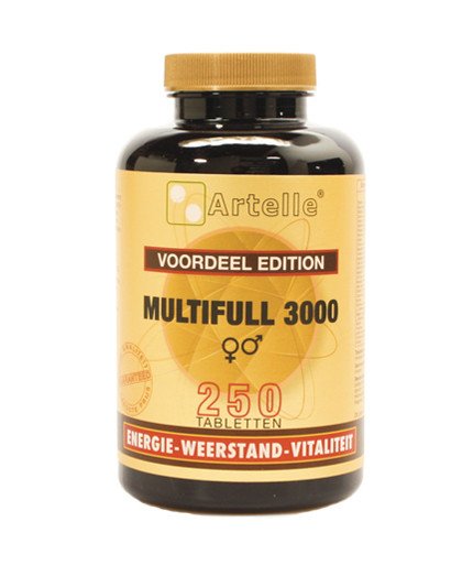 Artelle Multifull 3000 Tabletten Vitaliteit/Weerstand 250Tabletten