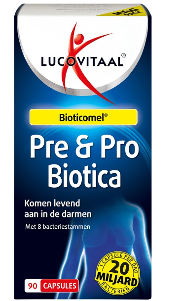Lucovitaal Voedingssupplementen Pre & Pro Biotica Capsules  90 Cap