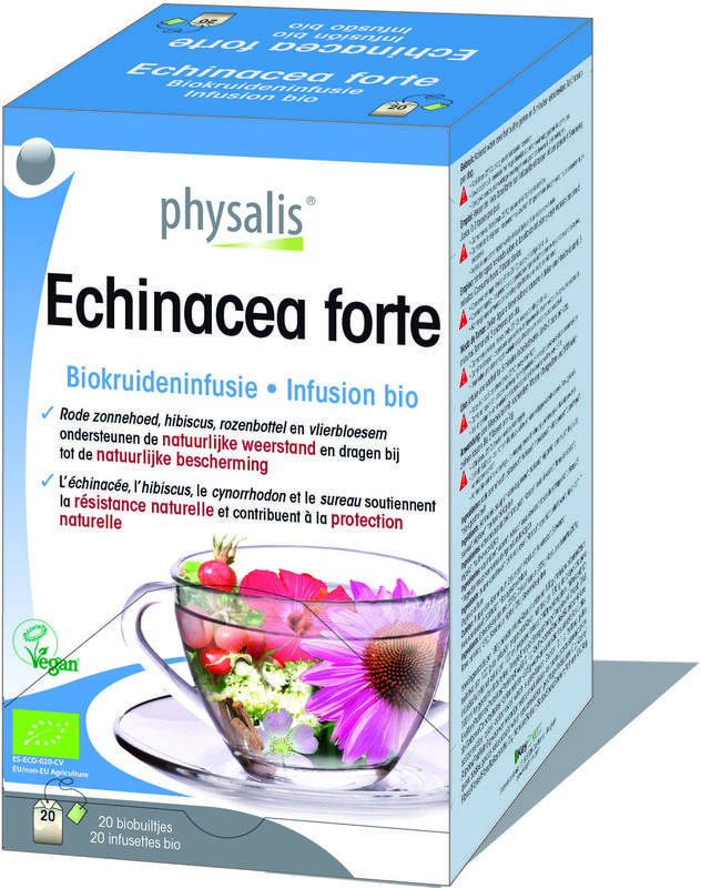 Physalis Biokruideninfusie Echinacea Forte Thee  20 St