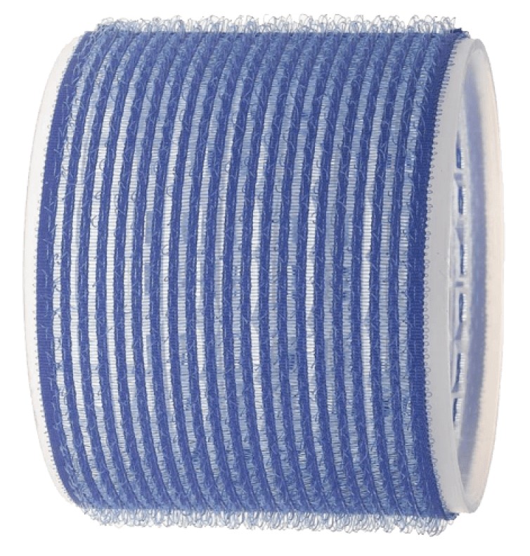 Sibel Hair Velcro Kruller 80mm Blauw 3Stuks
