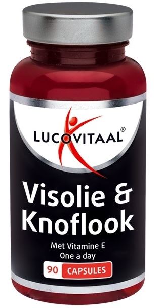 Lucovitaal Voedingssupplementen Visolie & Knoflook Capsules  90 Cap