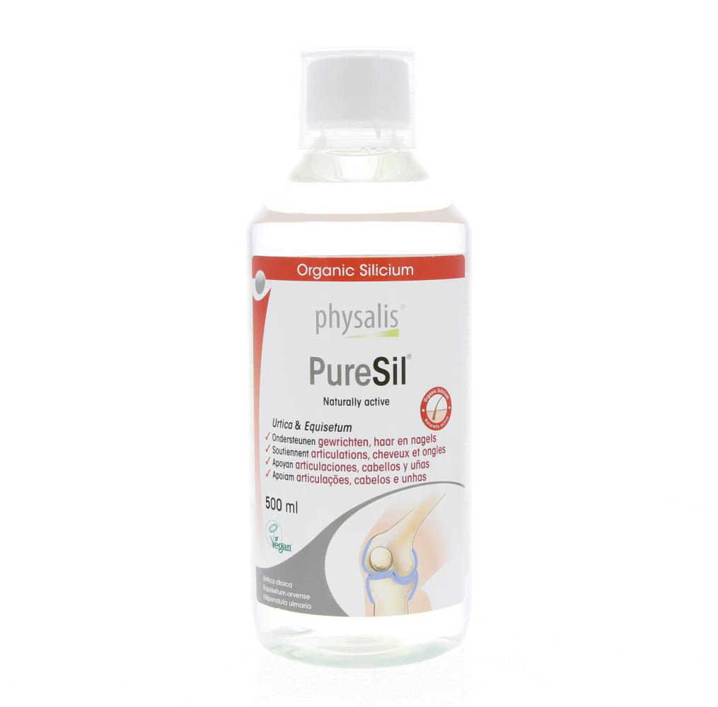 Physalis Supplementen Puresil Vloeibaar Organic Silicium 500 ml