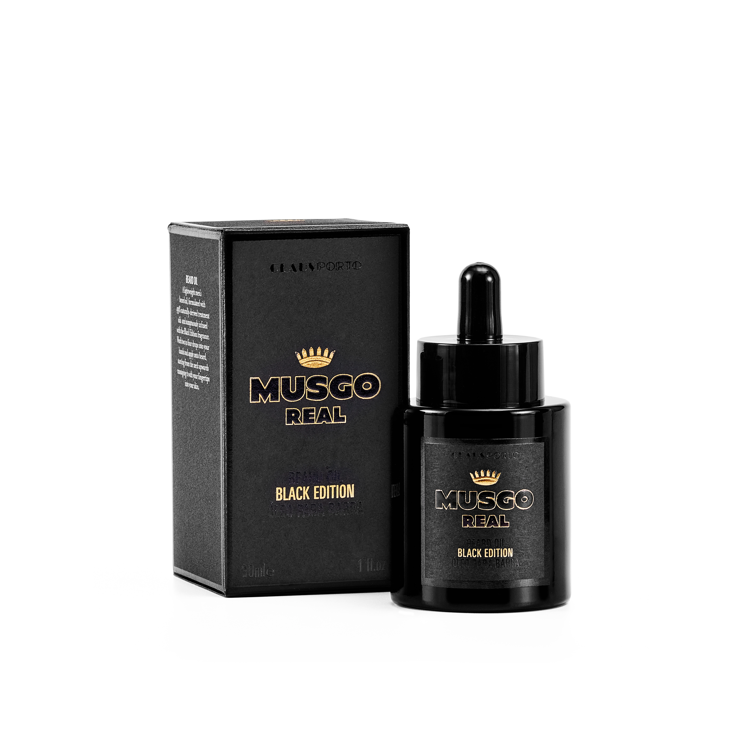 Claus Porto Musgo Real Black Edition Huile barbe 30ml