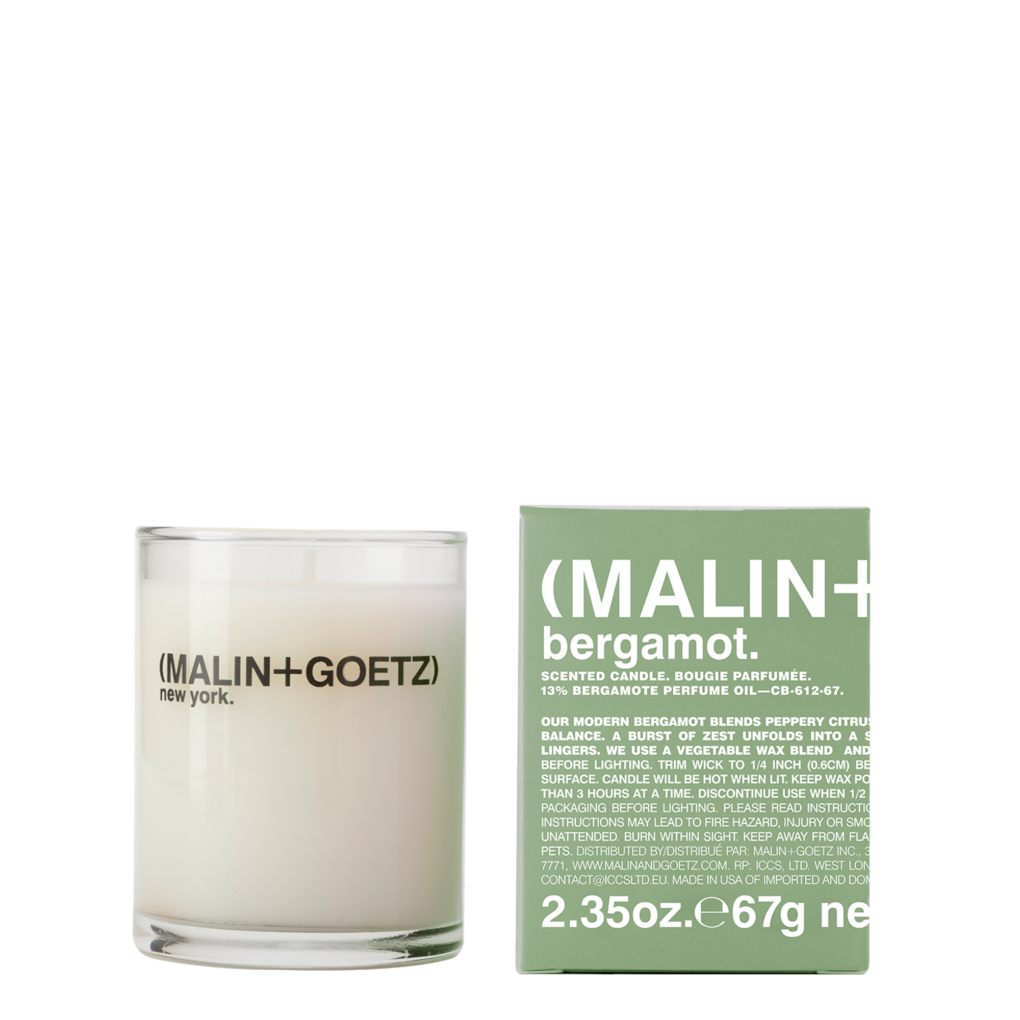 Malin + Goetz Candles Bergamot Votive Scented Candle 67 gr