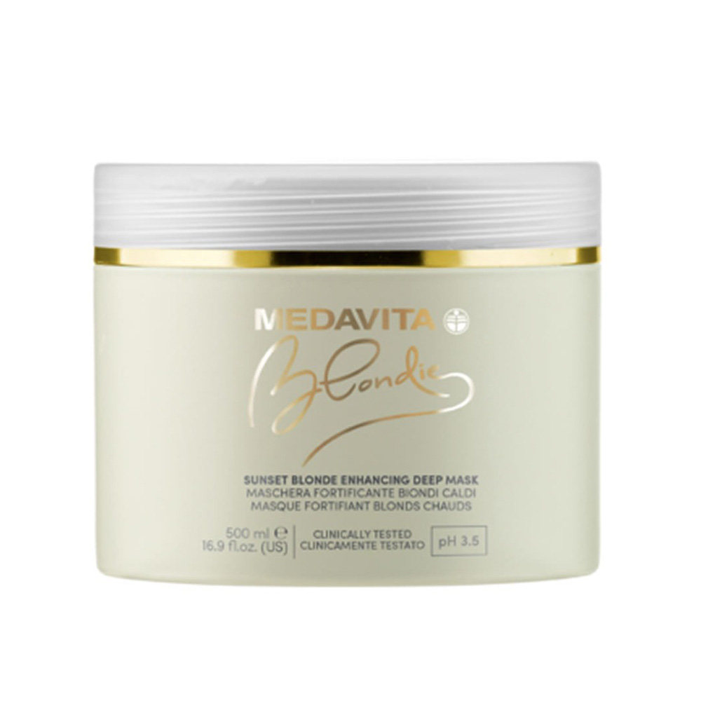 Medavita Blondie Sunset Blonde Enhancing Deep Mask Blond Haar 500 ml