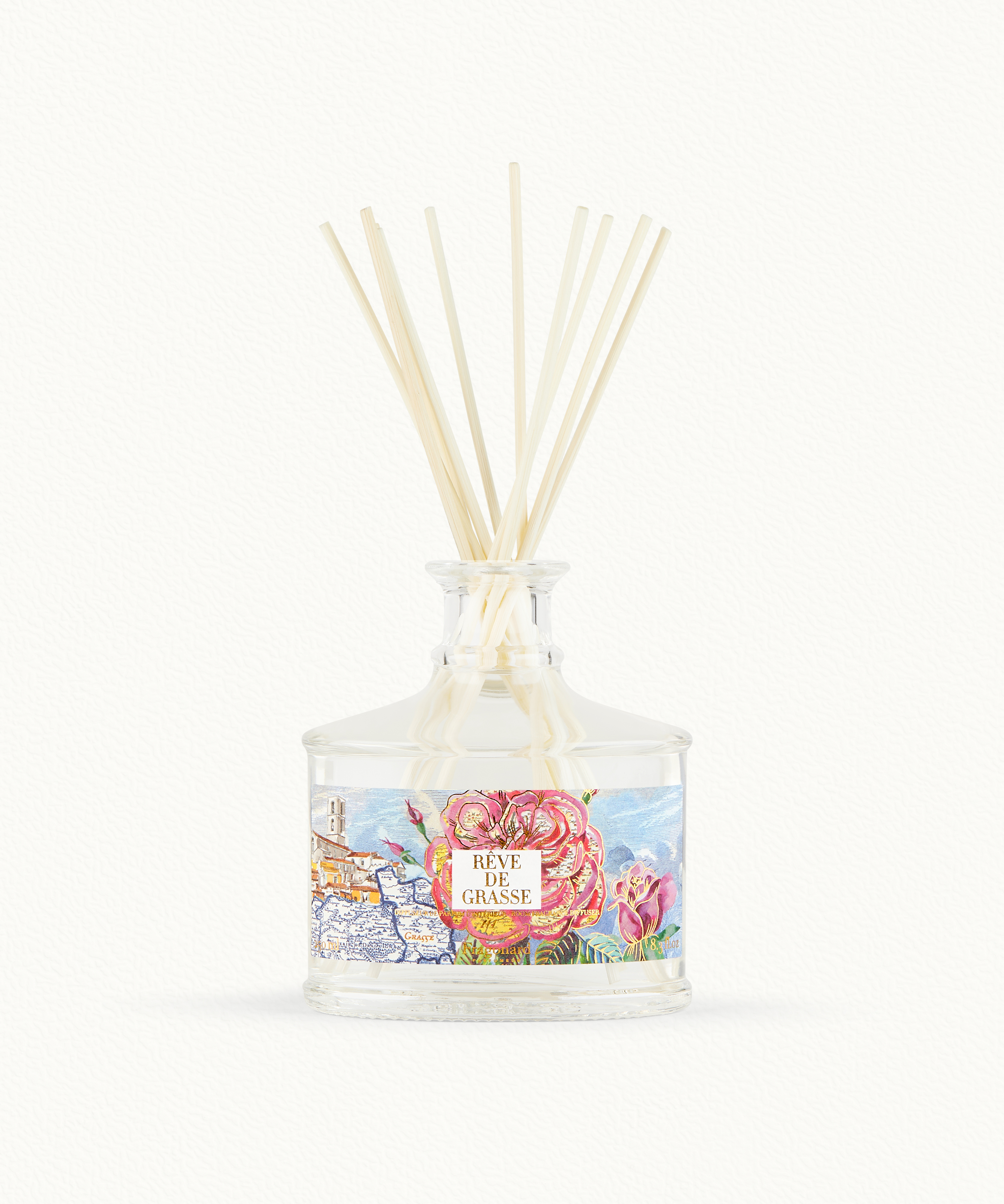 Fragonard Home Fragrance Rêve De Grasse Room Diffuser & 10 Sticks Geurstokjes  250 ml