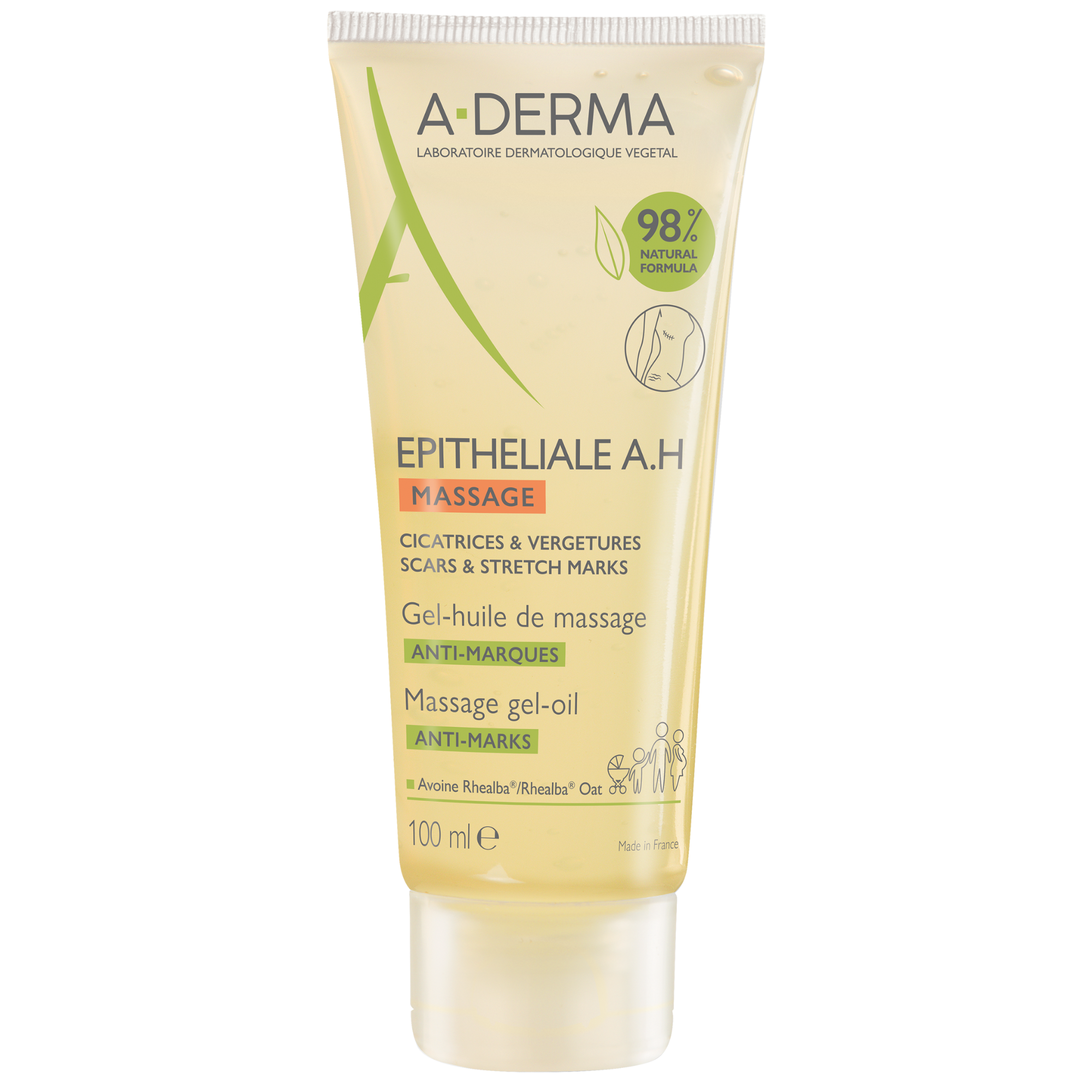 A-Derma Epitheliale A.H. Duo Massage Gel-Huile 100 ml