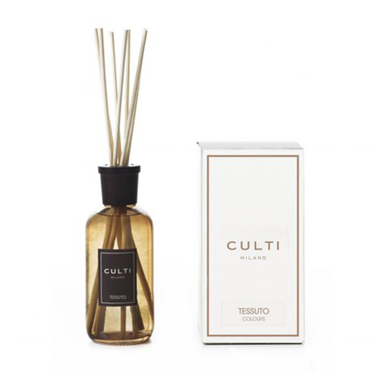 Culti Colours Tessuto Room Fragrance Diffuser Brown Geurstokjes  250 ml