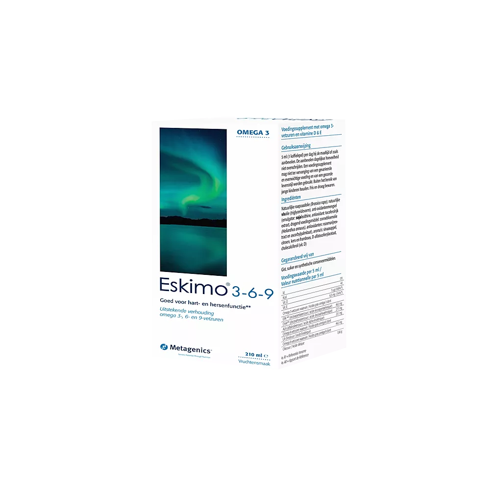 Metagenics Eskimo Eskimo 3-6-9 Liquide Aromatisé Aux Fruits