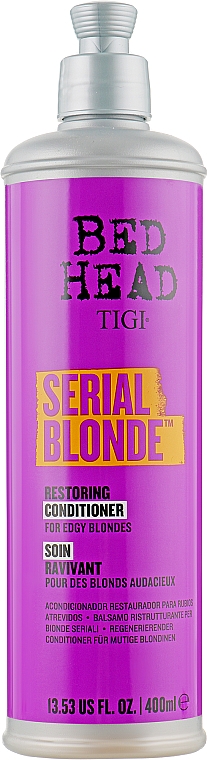 Tigi Bed Head Wash and Care Serial Blonde Restoring Conditioner 400ml