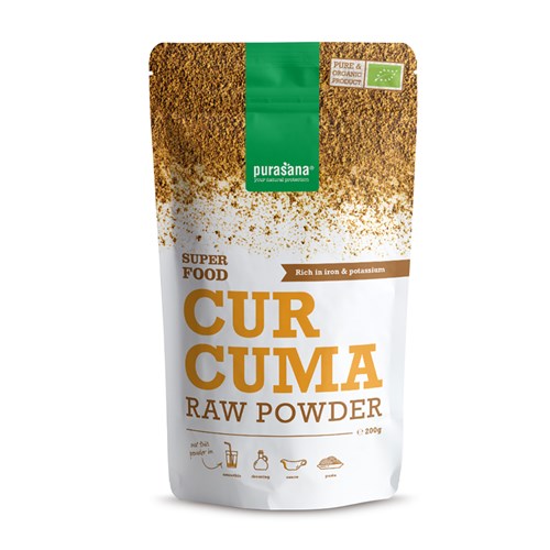 Purasana Superfoods Super Food Curcuma Poeder  200 gr