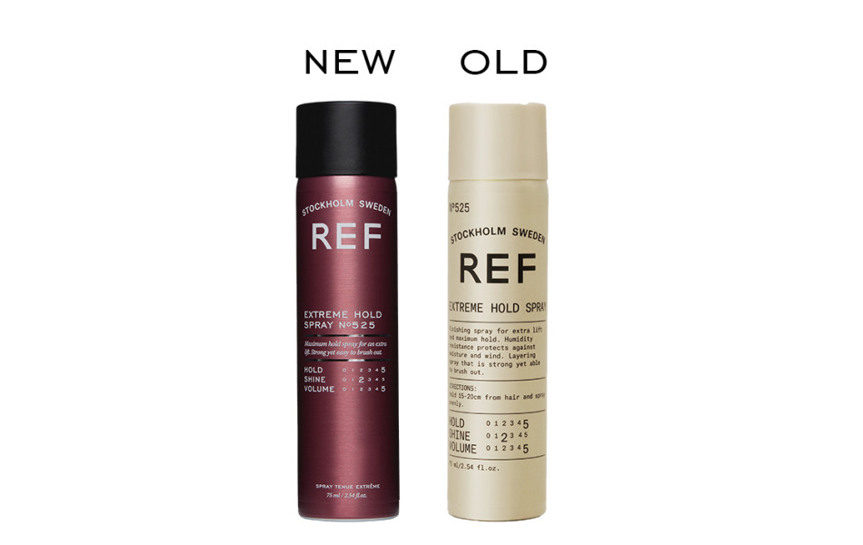 REF Styling Extreme Hold Spray N°525 Haarlak Hold 5 - Shine 2 - Volume 5 75 ml