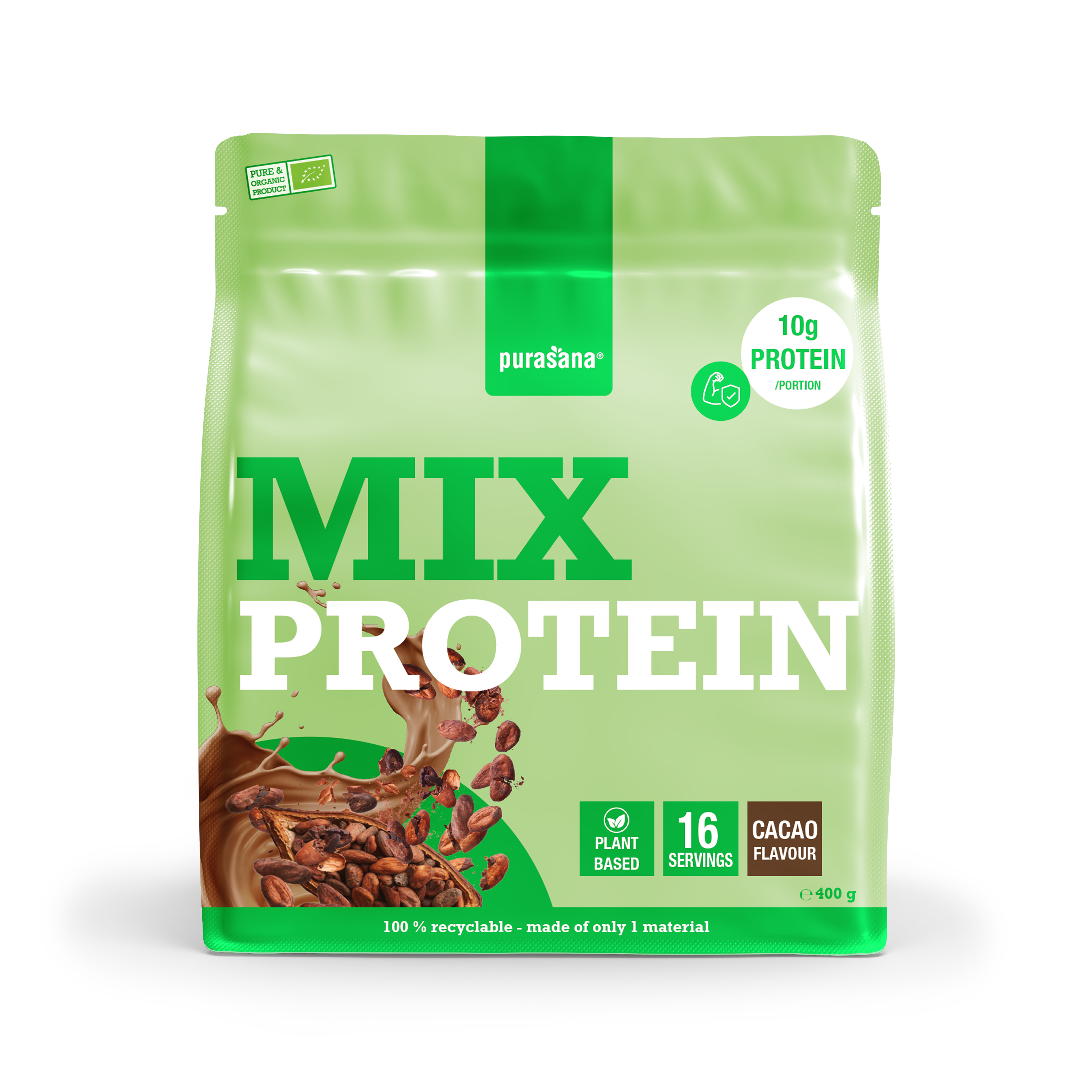Purasana Mix Protein Cacao Flavour 400 gr