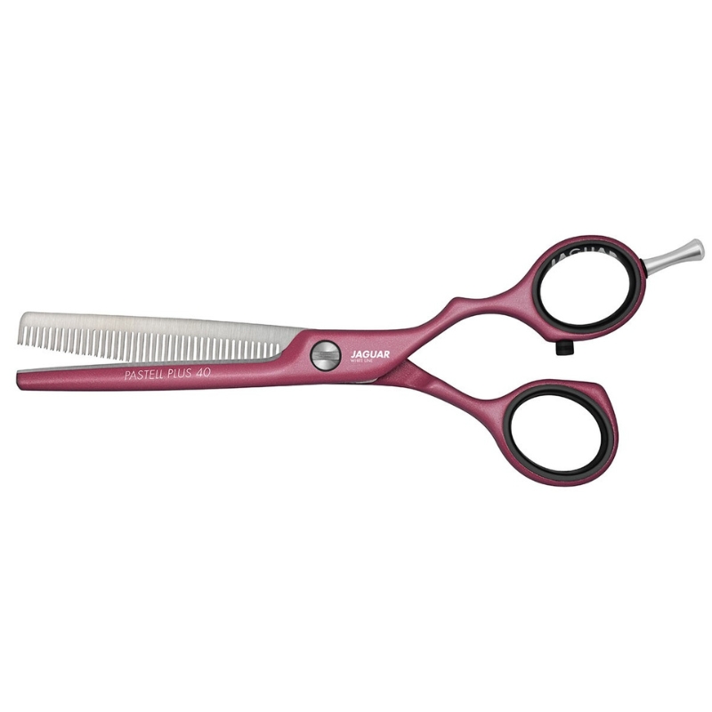 Jaguar Scissors White Line Pastell Plus Offset 40 5.5 Effileerschaar Item no.3054-10 Berry 1 St