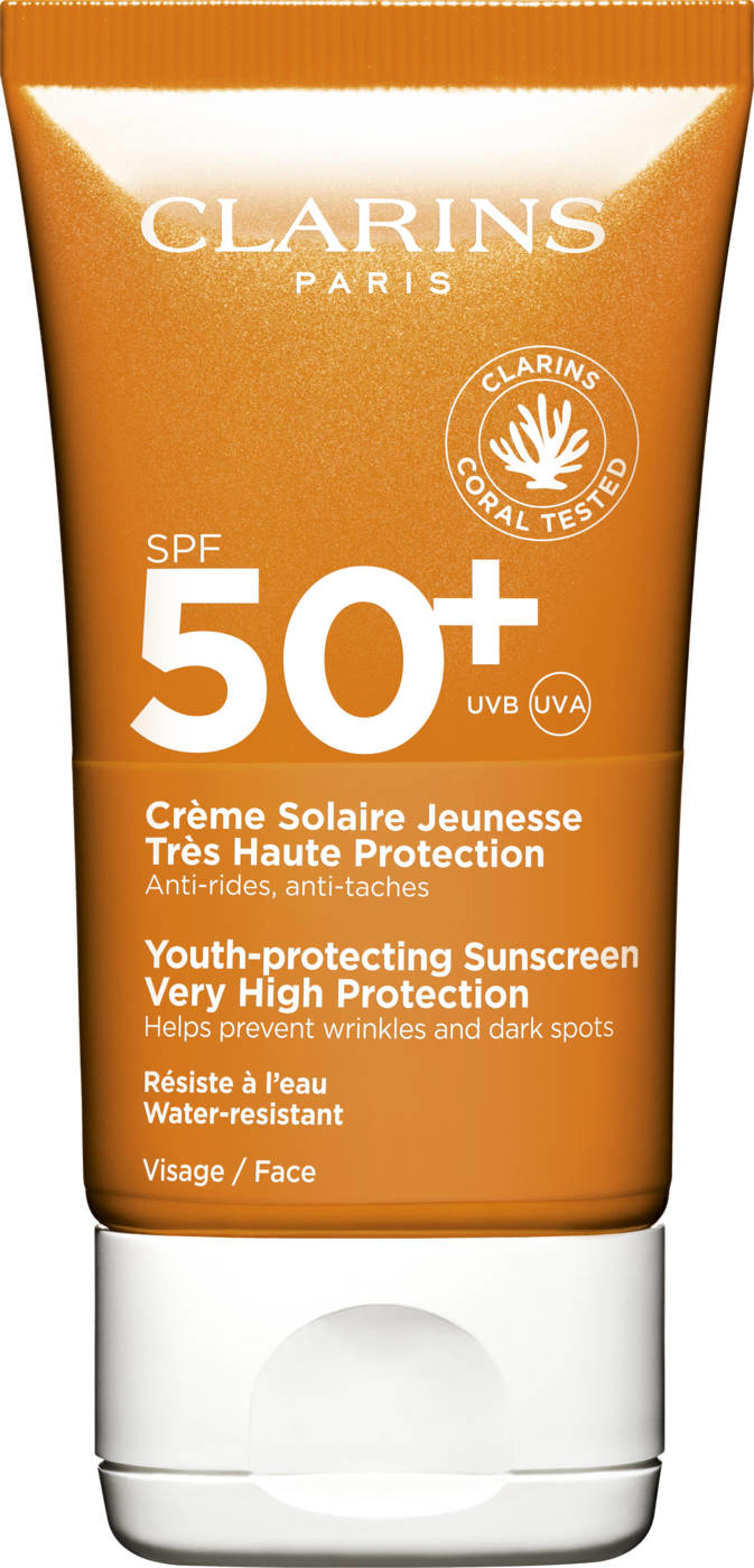 Clarins Sun Protection Face Youth-protecting Sunscreen Very High Protection SPF 50+ Crème  50 ml_2