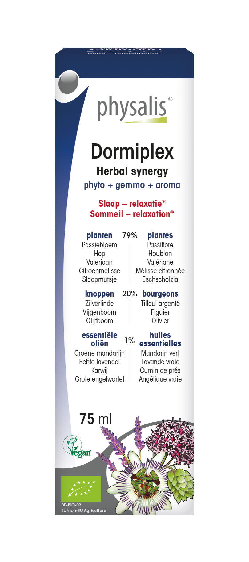 Physalis Supplementen Dormiplex Herbal Synergy 75 ml