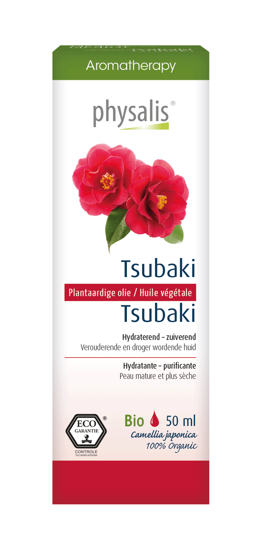 Physalis Aromatherapy Plantaardige Oliën Tsubaki Olie  50 ml