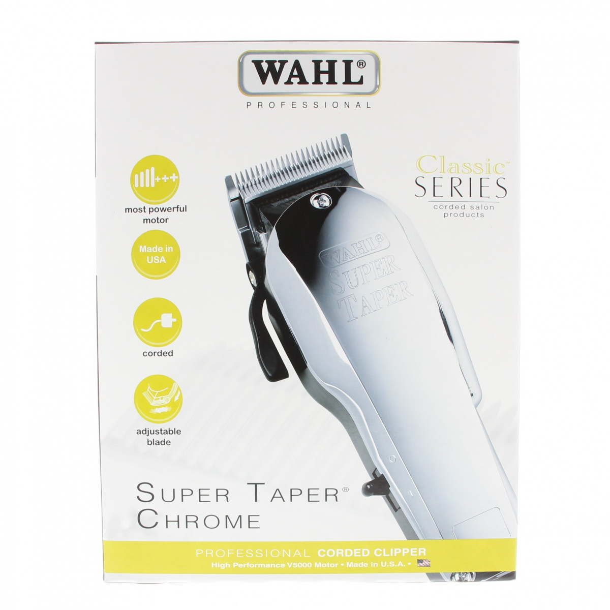 Wahl Corded Tondeuse Super Taper Chroom Ref.WA8463-316H 1St