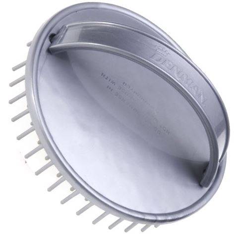 Denman Be-Bop Massage Brush Zilver 1St
