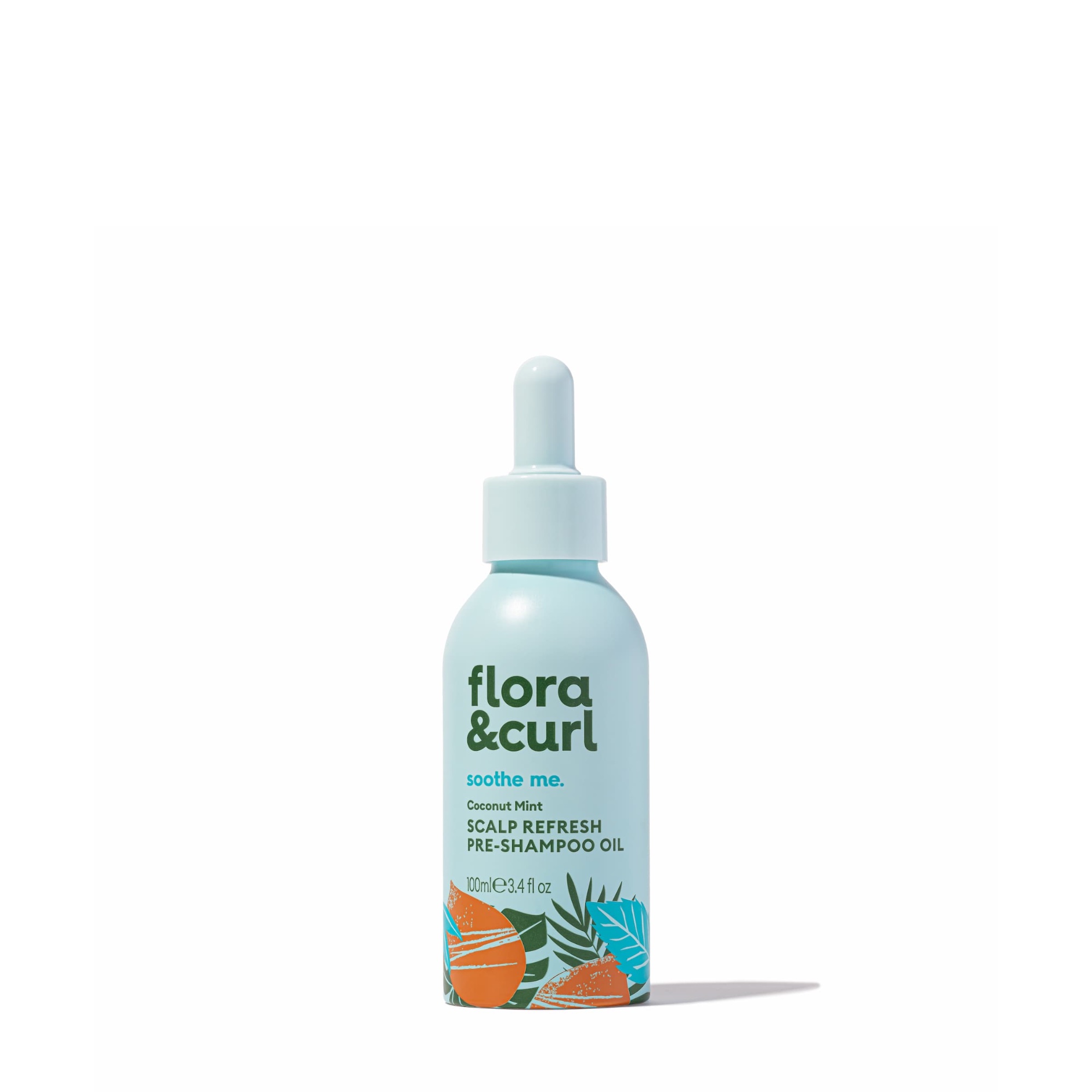 Flora & Curl Coconut Mint Scalp Refresh Pre-Shampoo Oil  100 ml