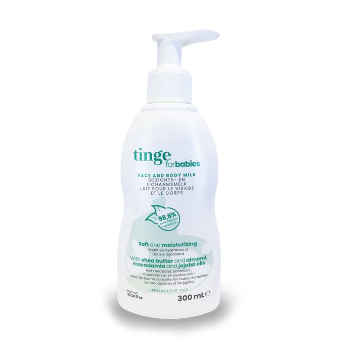 Tinge For Babies Face and Body Milk 300ml