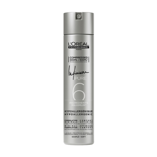 L'Oréal Infinium Pure Infinitely Professional Hairspray Haarlak Souple-Soft  300 ml