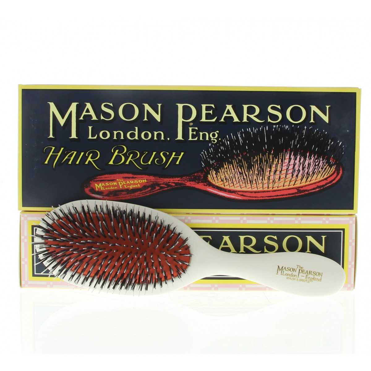 Mason Pearson Handy Bristle & Nylon Borstel BN3 Ivory 1 St