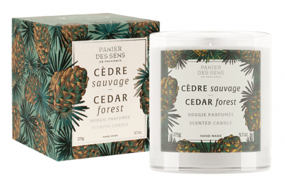 Panier des Sens Home Cedar Forest Scented Candle